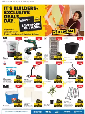 Builders Warehouse catalogue (valid until 10-02)