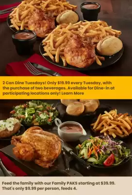 Swiss Chalet flyer (valid until 10-02)