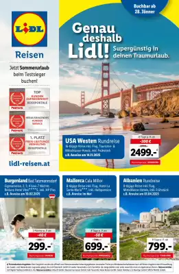 Lidl Reisen Flugblatt (gültig bis 1-03)