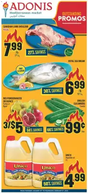 Marché Adonis flyer (valid until 5-02)