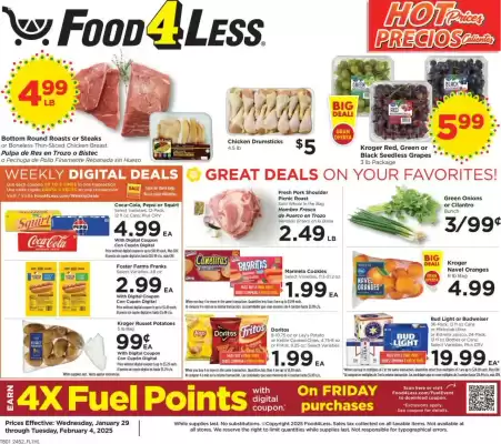 Food 4 Less Weekly Ad (valid until 4-02)