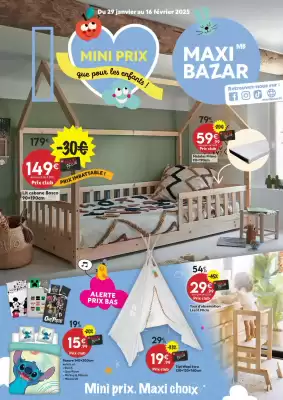 Catalogue Maxi Bazar (valable jusqu'au 16-02)