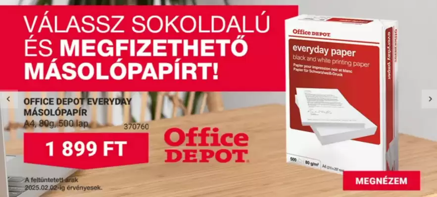 Office Depot akciós újság (érvényes eddig: 3-02)