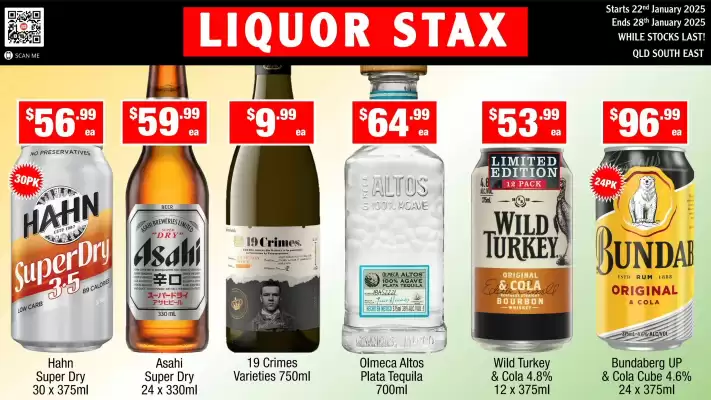 Liquor Stax catalogue (valid until 28-01)