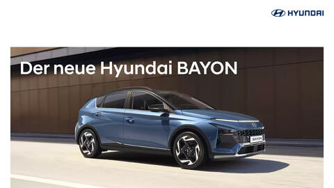 Hyundai Flugblatt | Bayon Seite 1