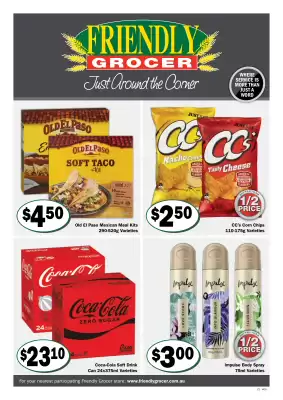 Friendly Grocer catalogue (valid until 4-02)