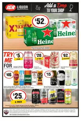 IGA Liquor catalogue (valid until 4-02)