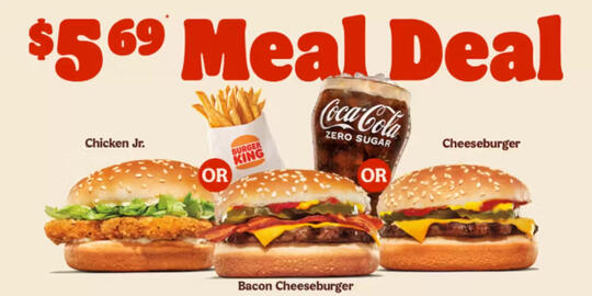 Burger King flyer Page 1