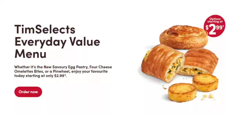 Tim Hortons flyer (valid until 11-02)