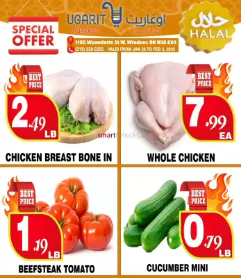 Ugarit Market flyer (valid until 3-02)