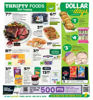 Thrifty Foods flyer (valid until 5-02)