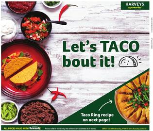 Harveys Supermarkets Weekly Ad Page 1