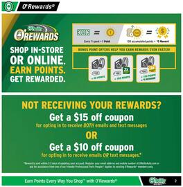 O'Reilly Auto Parts Weekly Ad Page 2