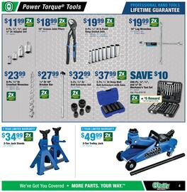 O'Reilly Auto Parts Weekly Ad Page 4