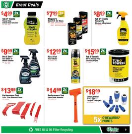 O'Reilly Auto Parts Weekly Ad Page 9