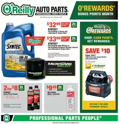 O'Reilly Auto Parts Weekly Ad (valid until 25-02)