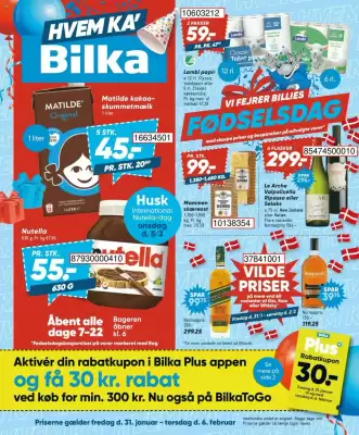 Bilka tilbudsavis (gælder indtil 6-02)