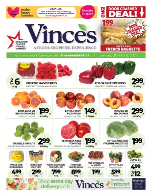 Vince's Market flyer (valid until 6-02)