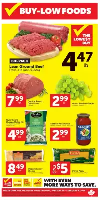 Buy-Low Foods flyer (valid until 5-02)