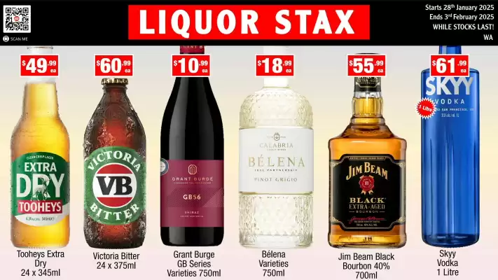 Liquor Stax catalogue (valid until 3-02)