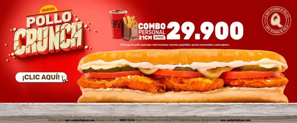 Catálogo Sandwich Qbano (válido hasta 25-04)