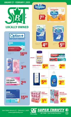 Super Thrifty flyer (valid until 4-02)