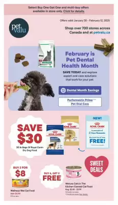 Petvalu flyer (valid until 13-02)