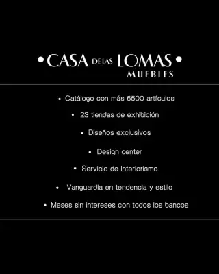 Catálogo Casa de las Lomas (válido hasta 8-02)