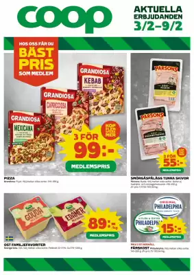 Coop reklamblad (giltig till och med 9-02)