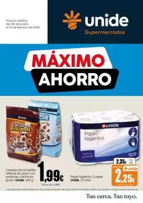 Folleto Unide Supermercados (válido hasta el 12-02)