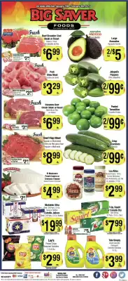 Big Saver Foods Weekly Ad (valid until 4-02)