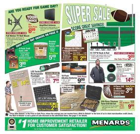 Menards Weekly Ad Page 1