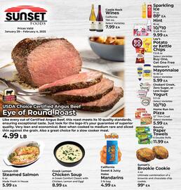 Sunset Foods Weekly Ad week 5 Page 1