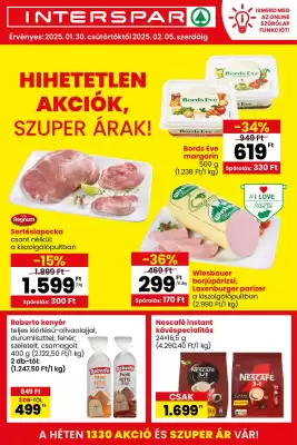 Interspar akciós újság (érvényes eddig: 5-02)