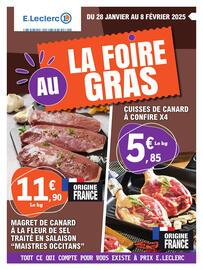 Catalogue E.Leclerc | La foire au gras page 1