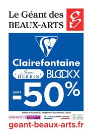 Catalogue Le Géant des Beaux-Arts page 1