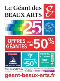 Catalogue Le Géant des Beaux-Arts page 1