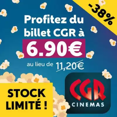 Catalogue CGR Cinémas (valable jusqu'au 12-02)