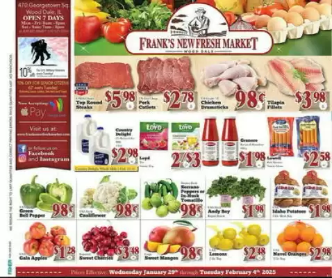 Frank's Fresh Market Weekly Ad (valid until 4-02)