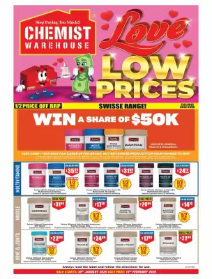 Chemist Warehouse catalogue (valid until 12-02)