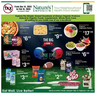 Nature's Emporium flyer (valid until 12-02)