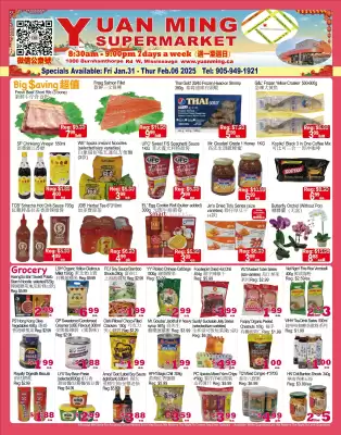 Yuan Ming Supermarket flyer (valid until 12-02)