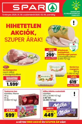 Spar akciós újság (érvényes eddig: 5-02)