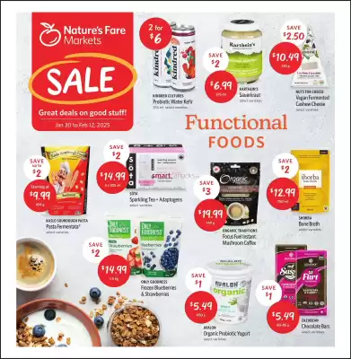 Nature's Fare Markets flyer (valid until 5-02)