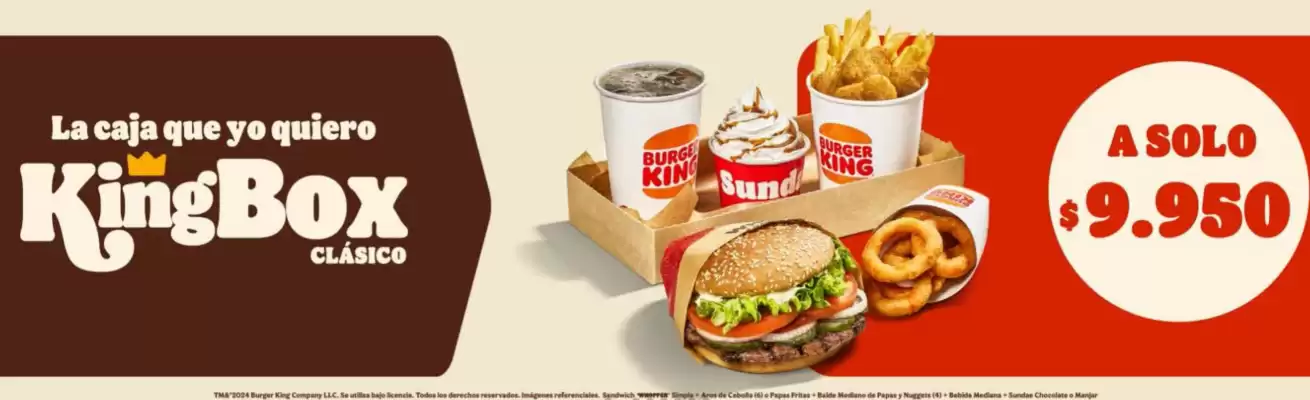 Catálogo Burger King (válido hasta 12-02)