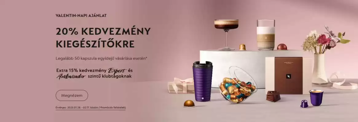 Nespresso akciós újság (érvényes eddig: 17-02)