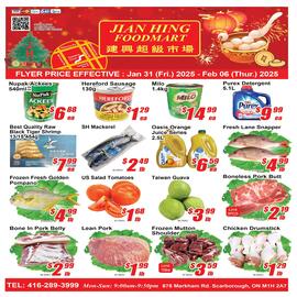 Jian Hing Supermarket flyer Page 1