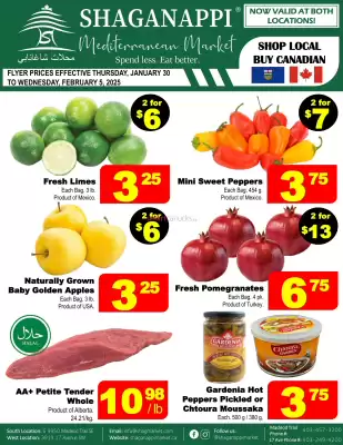 Shaganappi Mediterranean M.. flyer (valid until 11-02)