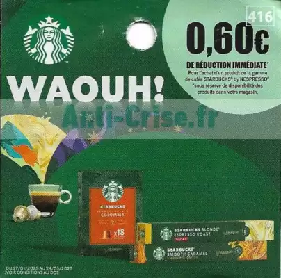 Catalogue Starbucks (valable jusqu'au 24-03)