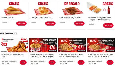 Catálogo KFC Página 1